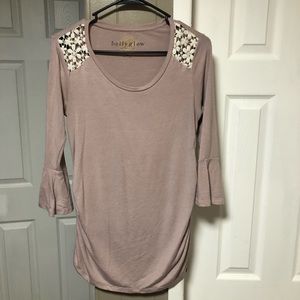 Maternity shirt W/ Bell Sleeves